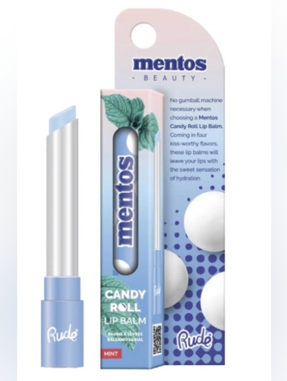 RUDE X Mentos Candy Roll Lip Balm - Mint